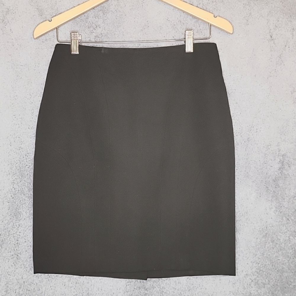 Banana Republic Black Stretch Seamed Mini Skirt - Picture 12 of 15